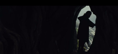 Silhouette of Luke Skywalker - movie trailer discussion