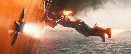 Iron Man Saving Spider-Man in Homecoming - movie trailer discussion