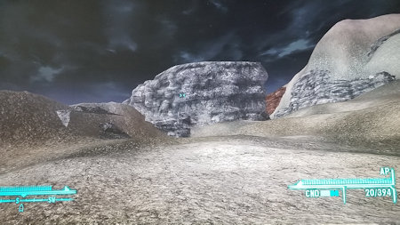 Fallout New Vegas Mountain Landscape and glitches