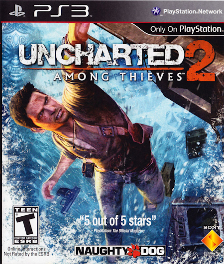 Uncharted 2 Among Thieves PS3 Cover Art