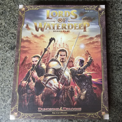 Lords of Waterdeep Cover Box Art Top Board Games