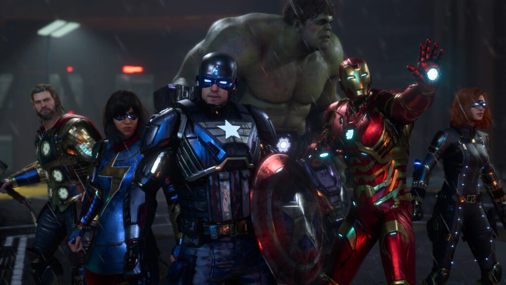 Marvels Avengers Team Shot | Nerdy Thoughts
